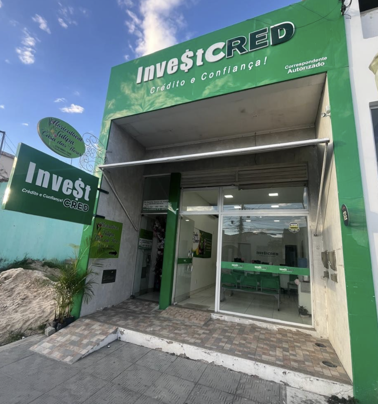 Fachada da loja Invest Cred